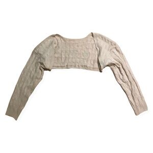 NWOT SHEIN Drop Shoulder Open Front Cropped Cardigan